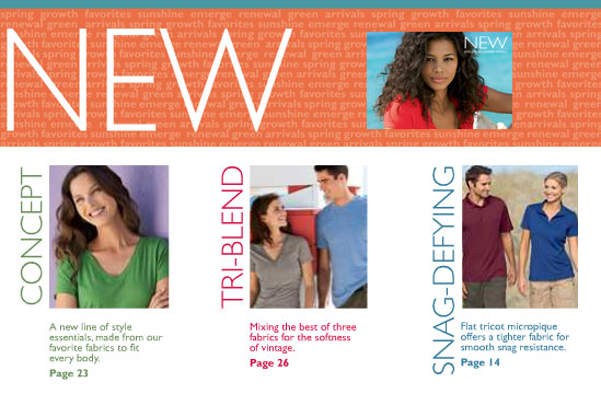 Spring Clothing Catalog